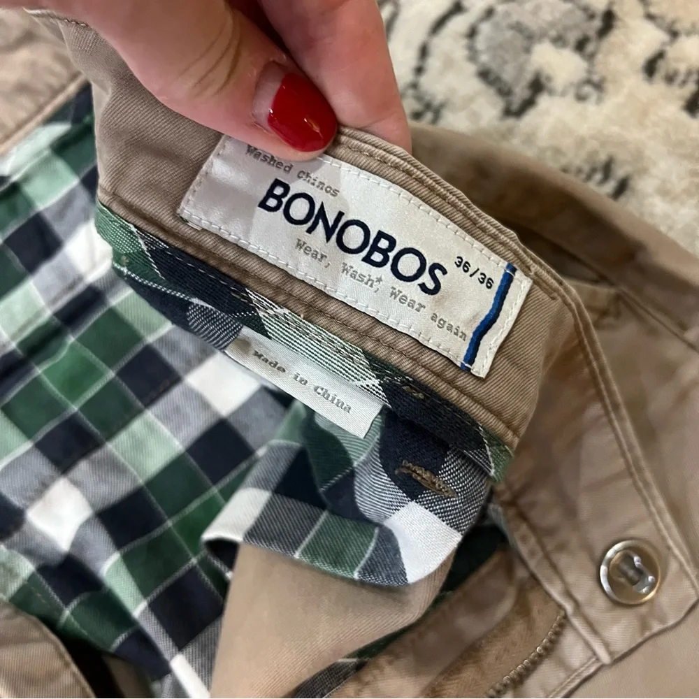 ✨HOST PICK✨ BONOBOS | Men's Solid Washed Straight Chino Pants in Khaki